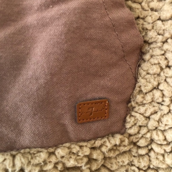 7 For All Mankind Baby Brown Sherpa Jumpsuit 24M - Picture 4 of 9